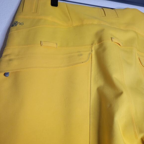 Patagonia H2No Snowshot Recco Ski Snowboard Pants Men’s Large Yellow EUC - Picture 10 of 16